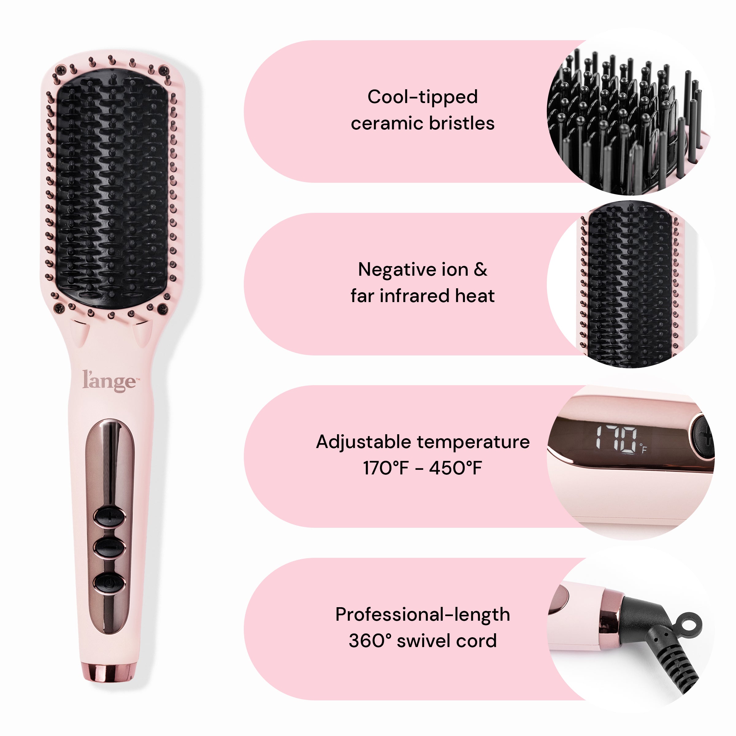 Le Vite Straightening Brush In Blush Or Black L ange Hair le-vite-straightening-brush-in-blush-or-black-l-ange-hair