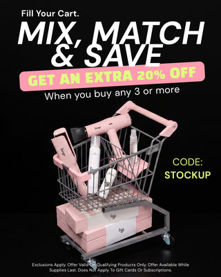 Fill Your Cart. Mix, Match & Save Get an extra 20% off when you buy any 3 or more CODE: STOCKUP