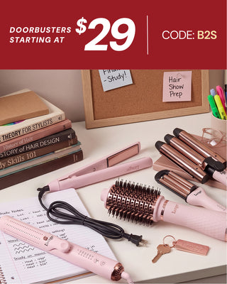 Promotional Banner. Text reads "Doorbusters Starting At $29 | Code: B2S"