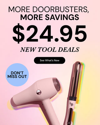 Promotional banner. Text reads: "MORE DOORBUSTERS, MORE SAVINGS $24.95 NEW TOOL DEALS. Don't Miss Out" Below there is a "See What's New" button