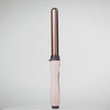 Zoomed in video of Blush clip free 25mm titanium barrel with soft touch ergonomic handle & rose gold power button