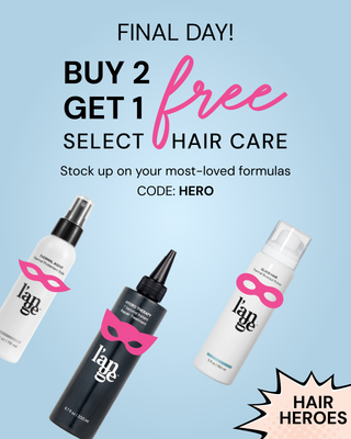 Promotional Banner. Text reads "FINAL DAY! Buy 2, Get 1 free select Hair Care. Stock up on your most-loved formulas CODE: HERO"