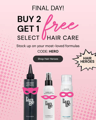 Promotional Banner. Text reads "FINAL DAY!. Buy 2, Get 1 Free select Hair Care. Stock up your most-loved formulas. CODE: HERO" below there is a "Shop Now" button
