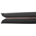 Side view of the titanium flat iron with the plates closed.