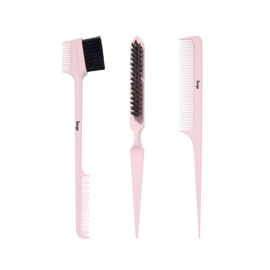NWOT LANGE 3 pc Hair Accessories Set Carbon Fiber Comb Set - Three - Piece Precision Styling - L  main image 2