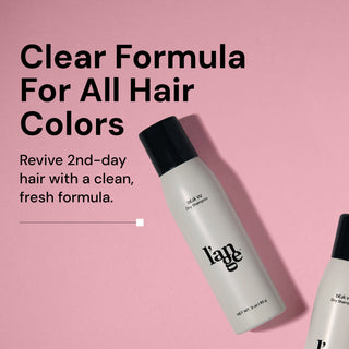 Clear formula for all hair colors revive 2nd-day hair with a clean, fresh formula with 2 dry shampoo bottles.