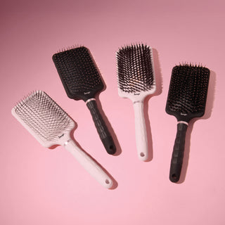 Detangling Paddle Brush - Nylon Bristles with Boar