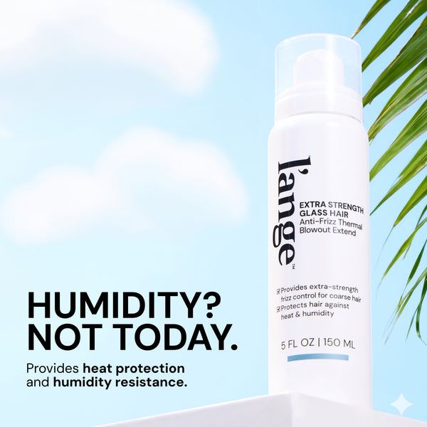 Informational image. Text reads "Humidity? Not Today. Provides heat protection and humidity resistance"