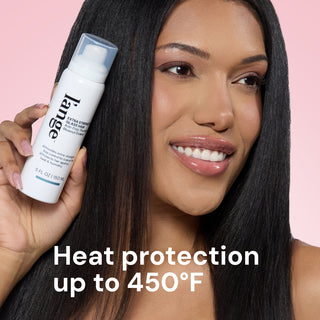 Claims image. Text reads "Heat Protection up to 450° F"