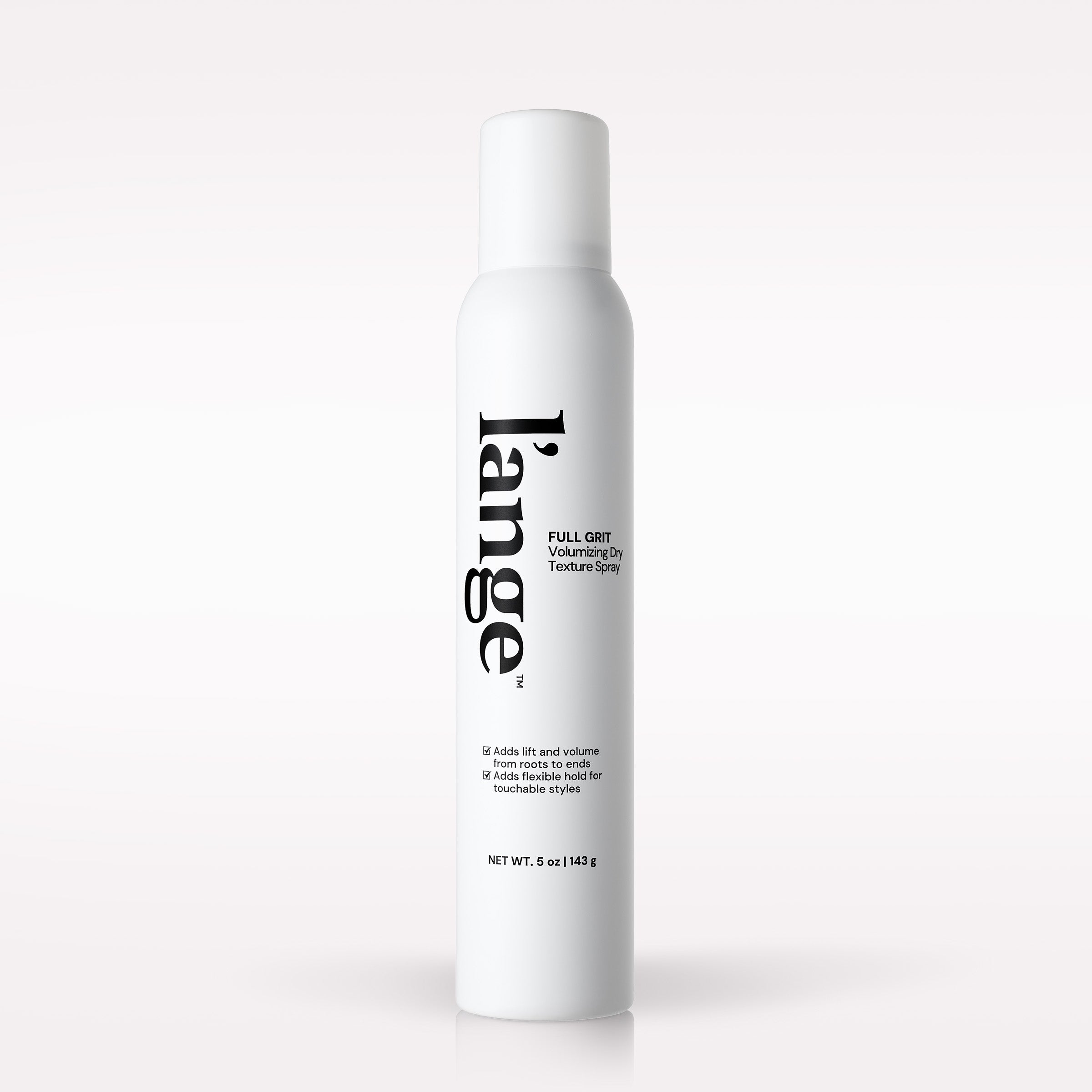 L’ange Full Grit Volumizing Texture Spray on a blank background 
