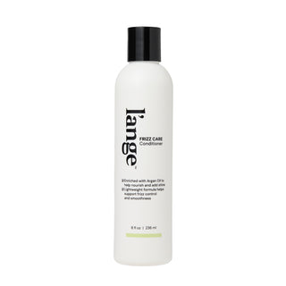L'ange Frizz Care Conditioner bottle on a blank background