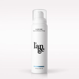 L’ange Glass Hair Thermal Blowout Primer on a blank background