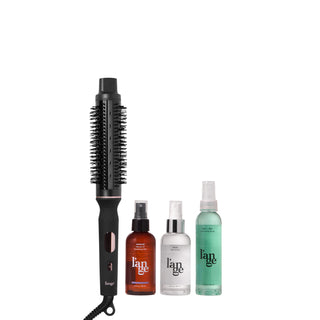 L’ange Black Glam Me Up Value Set including GlamWave with Manage, Rival, and Salt and Sea haircare