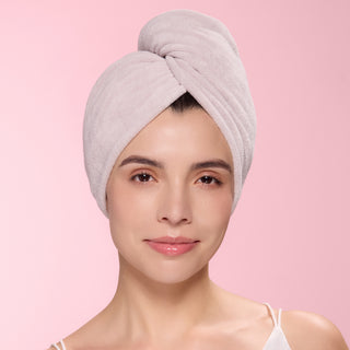 Hair Wrap Towel Medium Lightweight Microfiber 2-Pack
