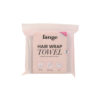 Hair Wrap Towel - Lightweight Microfiber 2-Pack