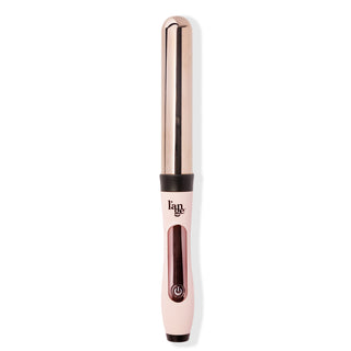 Blush clip free 32mm titanium barrel with soft touch ergonomic handle & rose gold power button