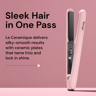 Sleek Hair in One Pass
Le Ceramique delivers silky smooth results with ceramic plates that tame frizz and lock in shine.