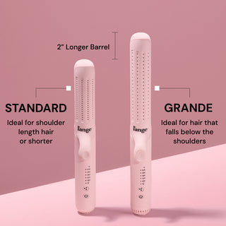 Standard is Ideal for Shoulder Length Hair or Shorter. Grande is Ideal for Hair that Falls Below the Shoulders.
