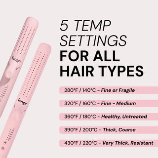 5 temp settings for all hair types