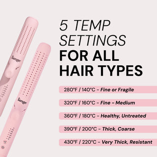 5 temp settings for all hair types