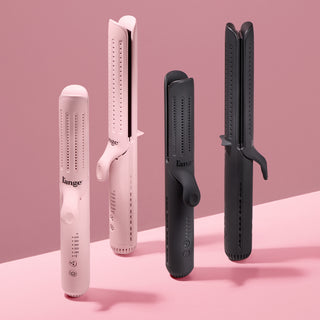 blush and black le duos on a pink background