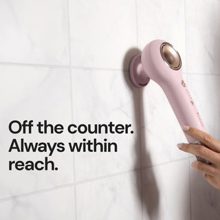 Benefits image. Text reads "Off the counter. Always within reach"