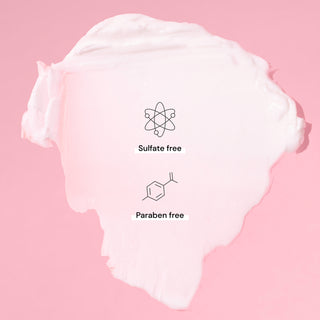 Sulfate and paraben free for texture shot.