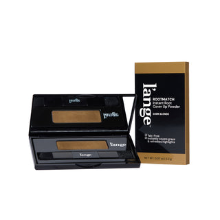 L’ange RootMatch compact and Dark Blonde shade box displayed on a white background