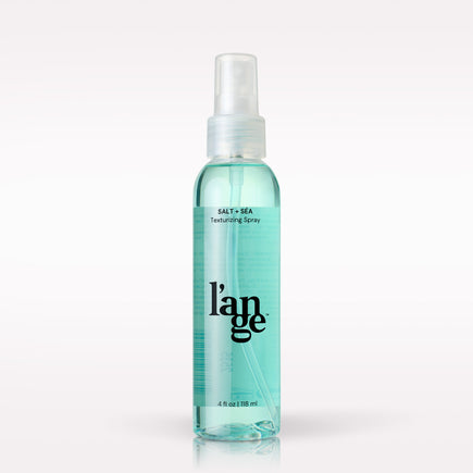 L’ange Salt + Sea Texturizing Spray on a blank background 