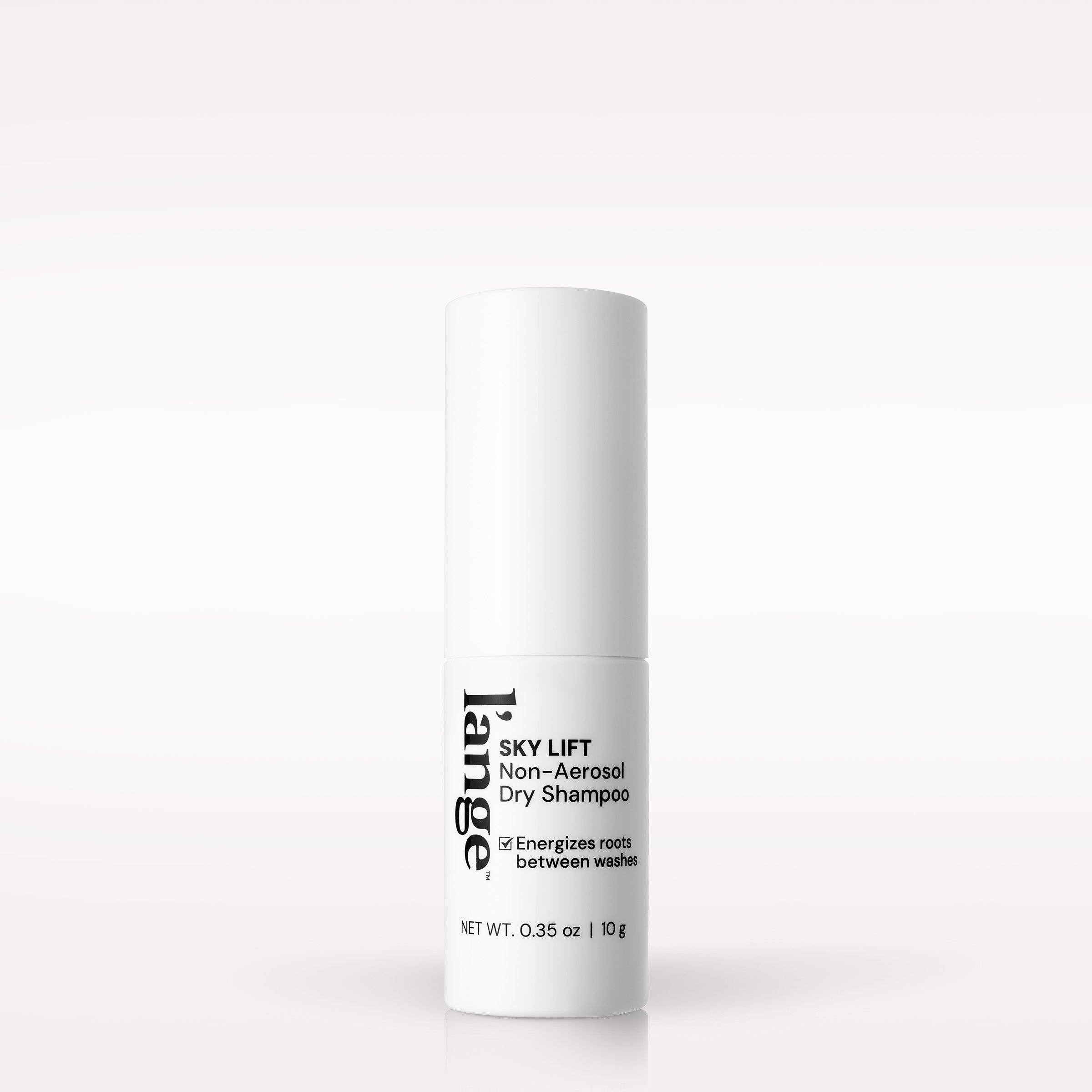 L’ange Sky Lift Non-Aerosol Dry Shampoo Powder on a blank background 