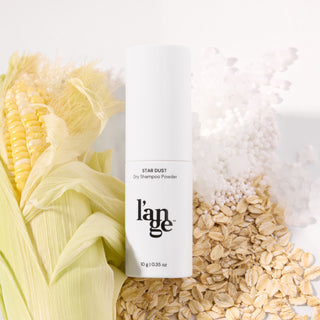 L’ange Star Dust dry shampoo powder with corn silk, tapioca and oats
