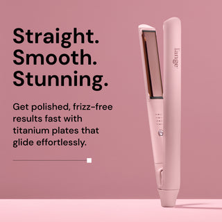 Straight. Smooth. Stunning. Get polished, frizz-free results fast with titanium plates that glide effortlessly. 