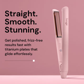 Straight. Smooth. Stunning. Get polished, frizz-free results fast with titanium plates that glide effortlessly. 