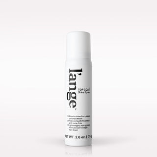 L’ange Top Coat Shine Spray on a blank background 