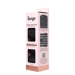 L'ange Thermal Hair Aluminum Rollers on a blank background