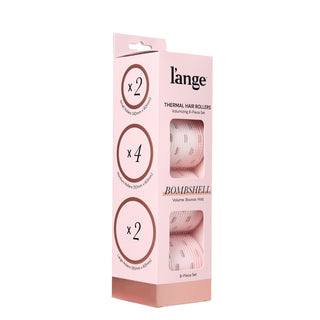 L'ange Thermal Hair Rollers on a blank background