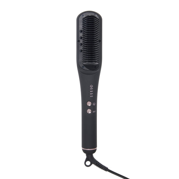 Black SteamSmooth comb on a blank background