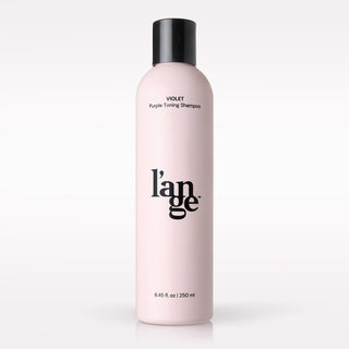 L’ange Violet Toning Shampoo on a blank background 