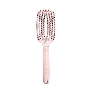 blush L’ange vented paddle brush with nylon bristles on a white background