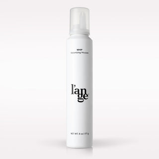 L’ange Whip Volumizing Mousse on a blank background