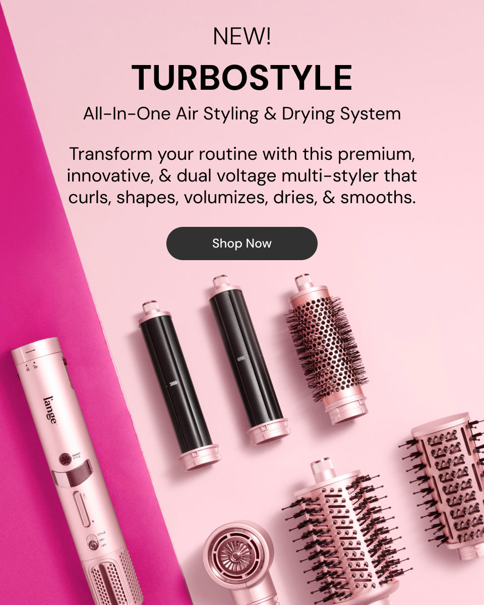 Promotional Banner. Text reads "NEW! TURBOSTYLE. All-In-One Air Styling & Drying System. Transform your routine with this premium, innovative, & dual voltage multi-styler that curls, shapes, volumizes, dries, & smooths" Below there is a "Shop Now" button