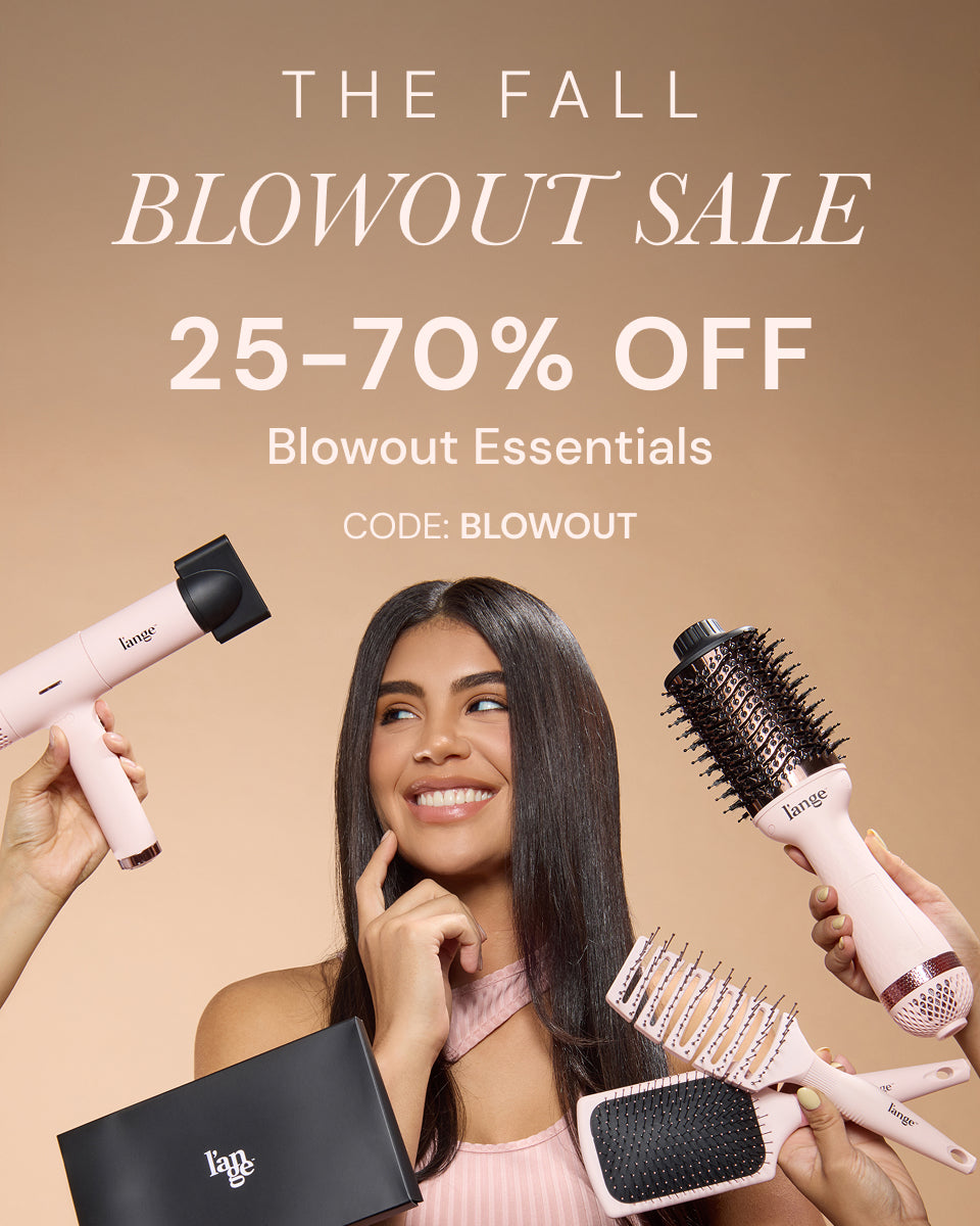 Fall Blowout Sale Promo Banner. Text treads "25-70% OFF blowout essentials. Code: BLOWOUT" 