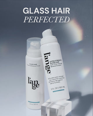 Promotional Banner. Text reads "Glass Hair Perfected"