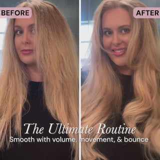 Your Smooth Volume + Body Routine - Medium to Coarse Hair