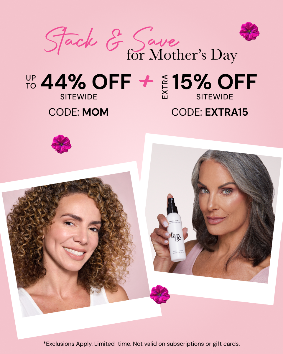 Promotional banner. Text reads "Stack & Save for Mother's Day. Up to 44% Off Sitewide CODE:MOM + Extra 15% Off Sitewide Code:EXTRA15"

* Exclusions apply. Limited-time. Not valid on subscriptions or gift cards
