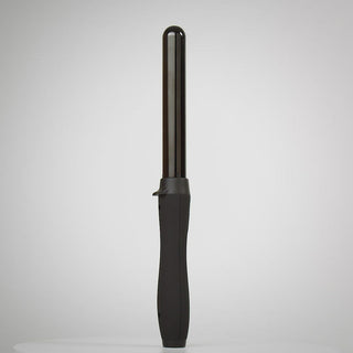 Zoomed in video of Black clip free 25mm titanium barrel with soft touch ergonomic handle & black power button